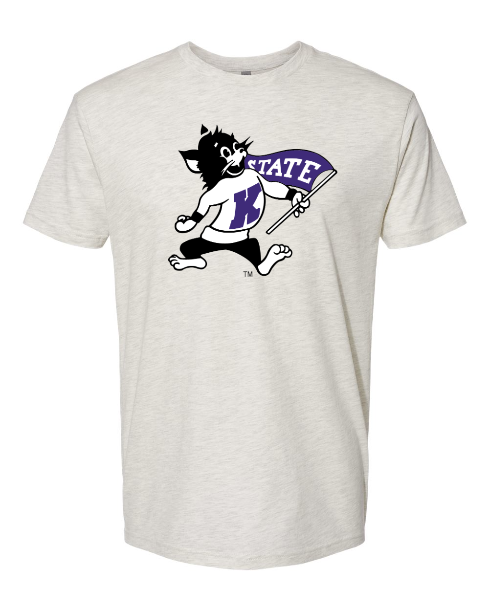 Next Level Unisex Cotton T-Shirt Oatmeal front mockup