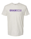 Next Level Unisex Cotton T-Shirt Oatmeal front mockup