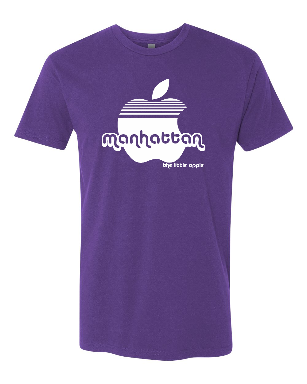 Next Level Unisex Cotton T-Shirt Purple Rush front mockup