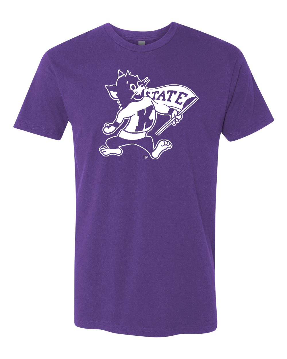 Next Level Unisex Cotton T-Shirt Purple Rush front mockup