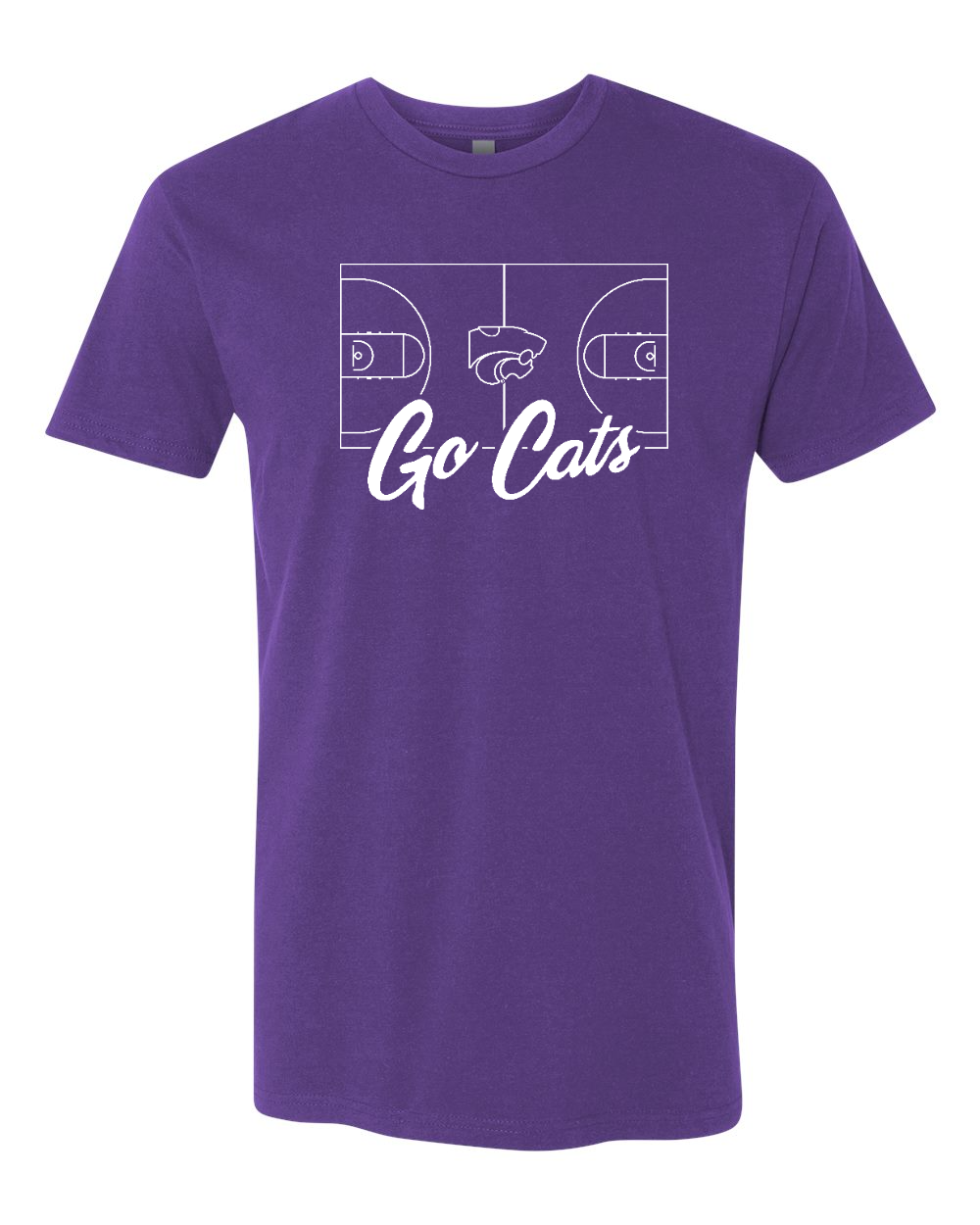 Next Level Unisex Cotton T-Shirt Purple Rush front mockup