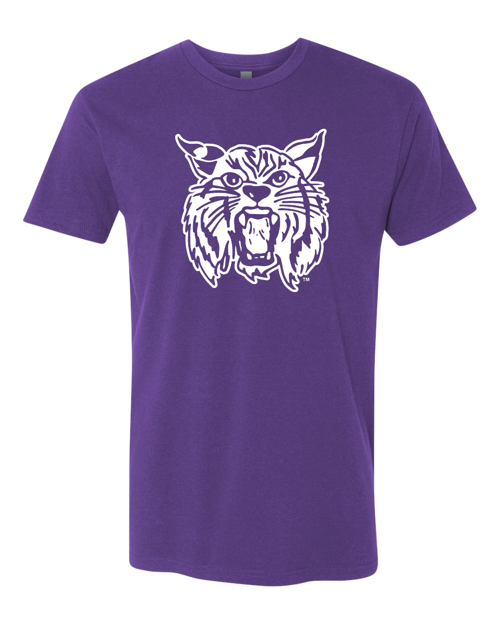 Next Level Unisex Cotton T-Shirt Purple Rush front mockup