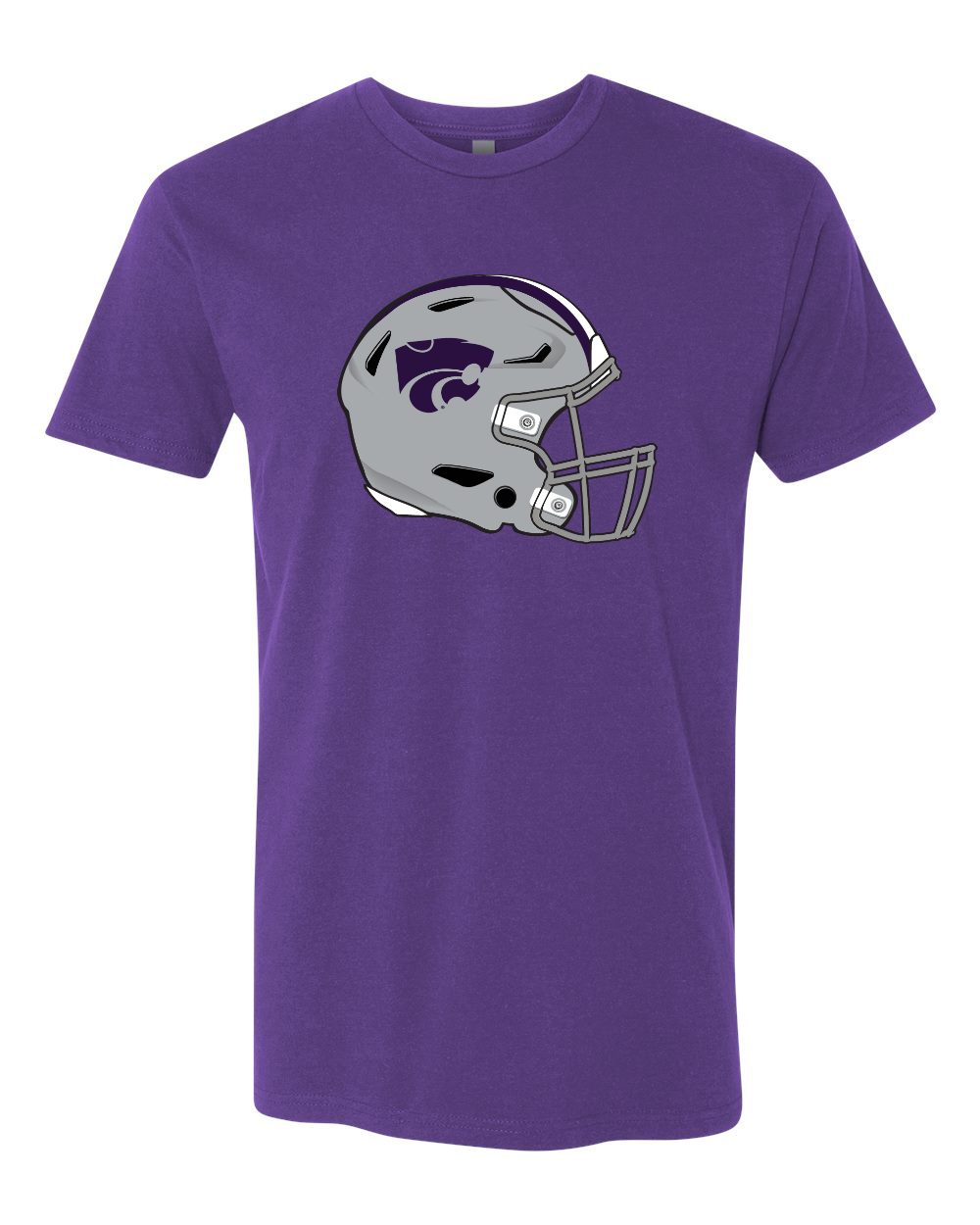 Next Level Unisex Cotton T-Shirt Purple Rush front mockup