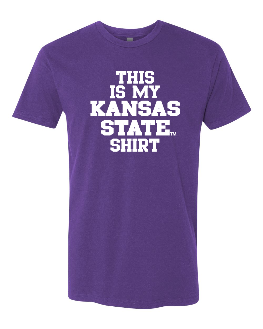 Next Level Unisex Cotton T-Shirt Purple Rush front mockup