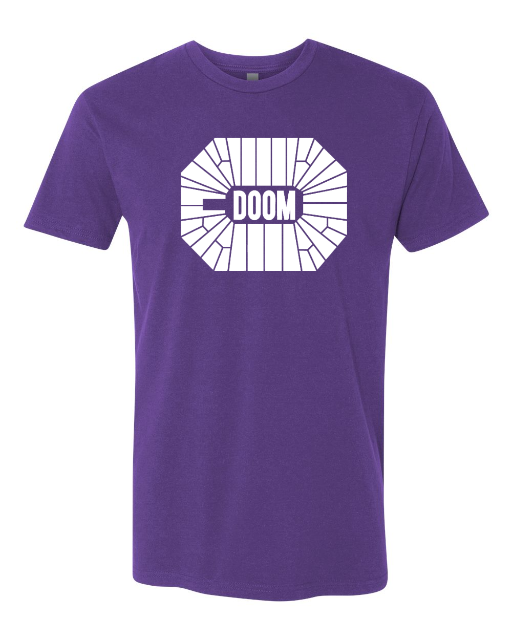 Next Level Unisex Cotton T-Shirt Purple Rush front mockup