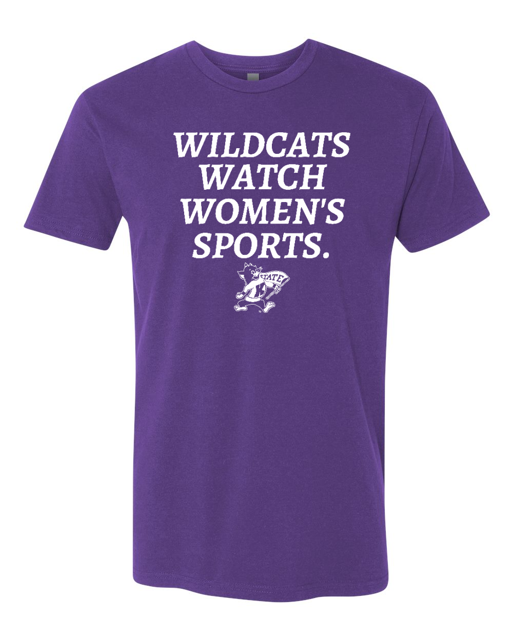Next Level Unisex Cotton T-Shirt Purple Rush front mockup