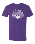 Next Level Unisex Cotton T-Shirt Purple Rush front mockup