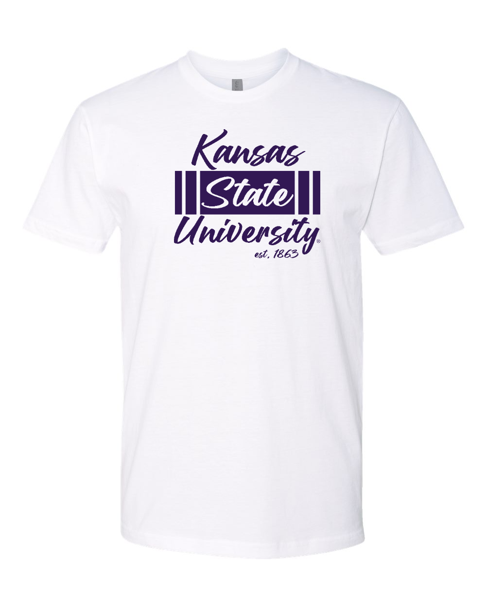 Next Level Unisex Cotton T-Shirt White front mockup