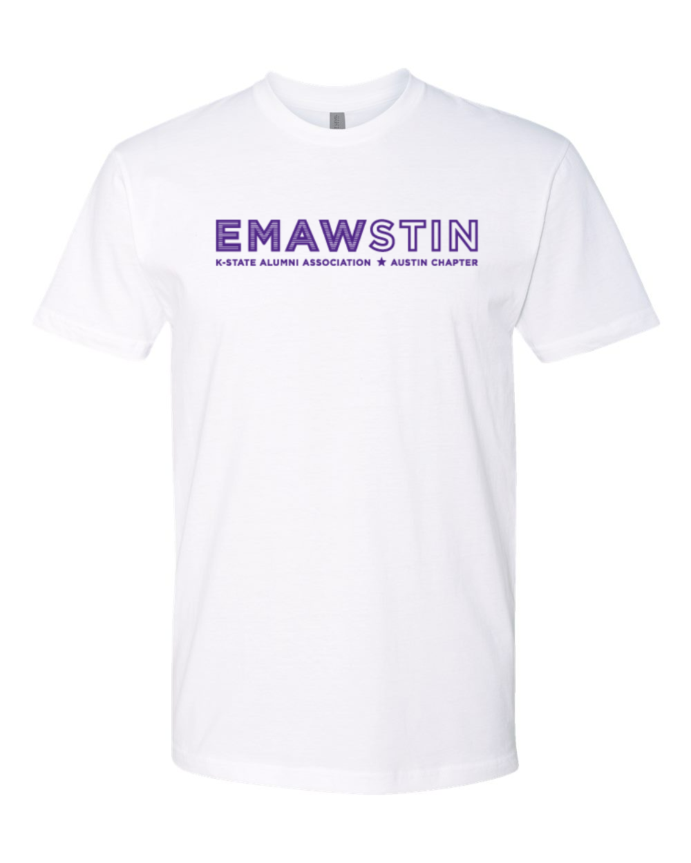 Next Level Unisex Cotton T-Shirt White front mockup