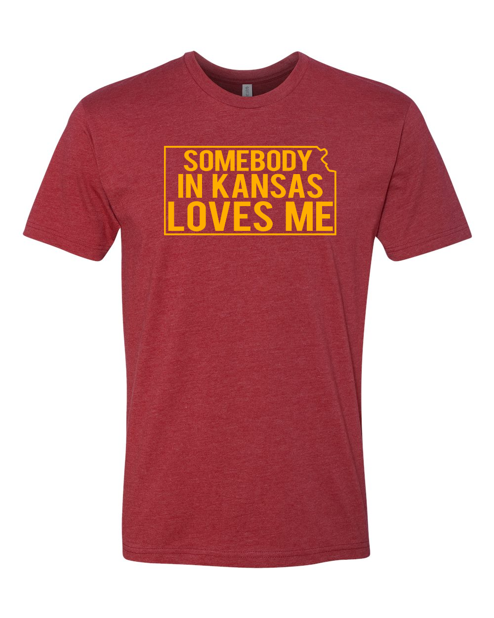 Next Level Unisex CVC T-Shirt Cardinal front mockup