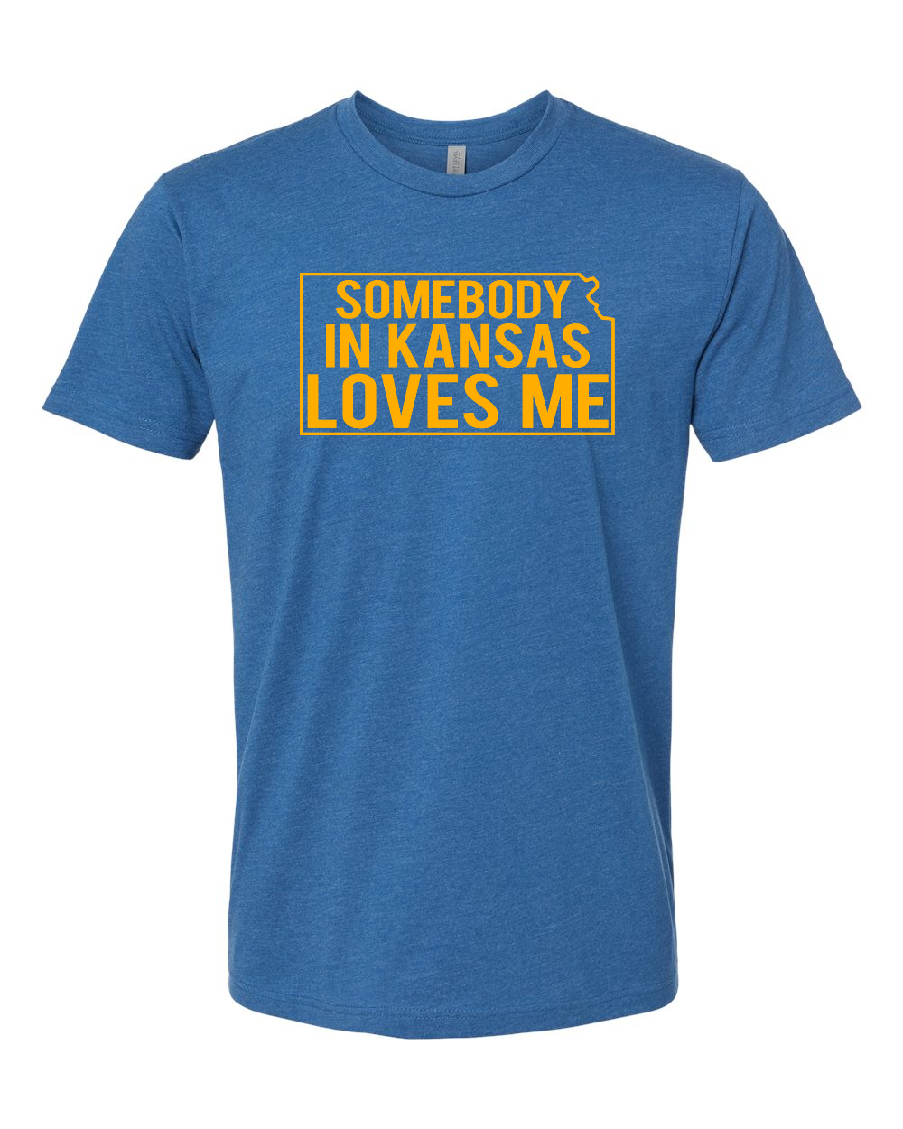 Next Level Unisex CVC T-Shirt Heather Cool Blue front mockup