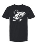 Gildan Unisex Softstyle® T-Shirt Black front mockup