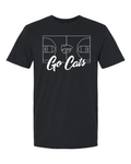 Gildan Unisex Softstyle® T-Shirt Black front mockup