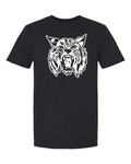 Gildan Unisex Softstyle® T-Shirt Black front mockup
