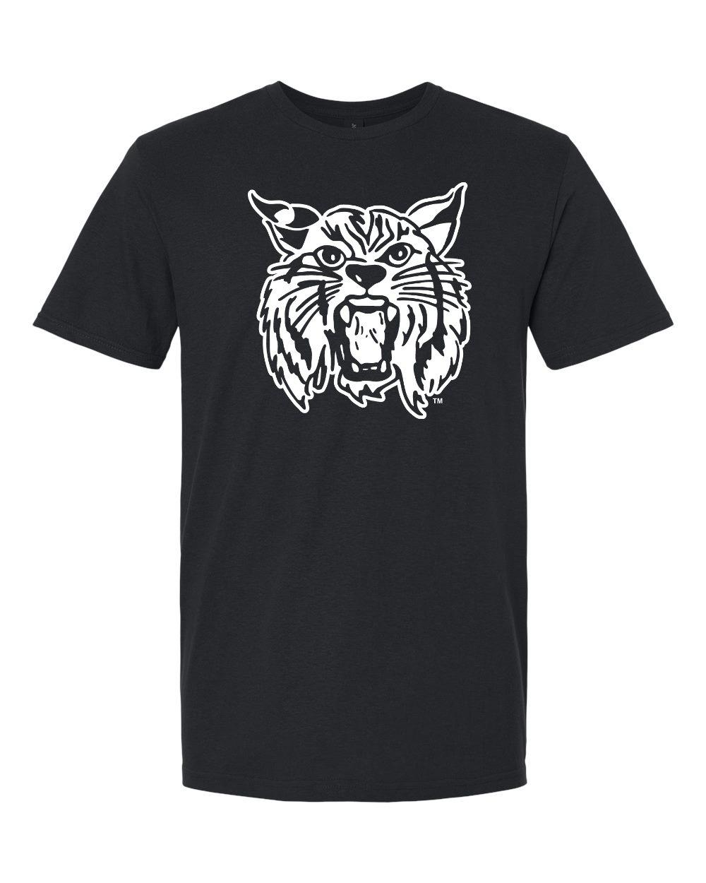 Gildan Unisex Softstyle® T-Shirt Black front mockup