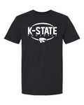 Gildan Unisex Softstyle® T-Shirt Black front mockup