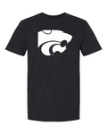 Gildan Unisex Softstyle® T-Shirt Black front mockup
