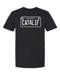 Gildan Unisex Softstyle® T-Shirt Black front mockup