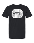 Gildan Unisex Softstyle® T-Shirt Black front mockup
