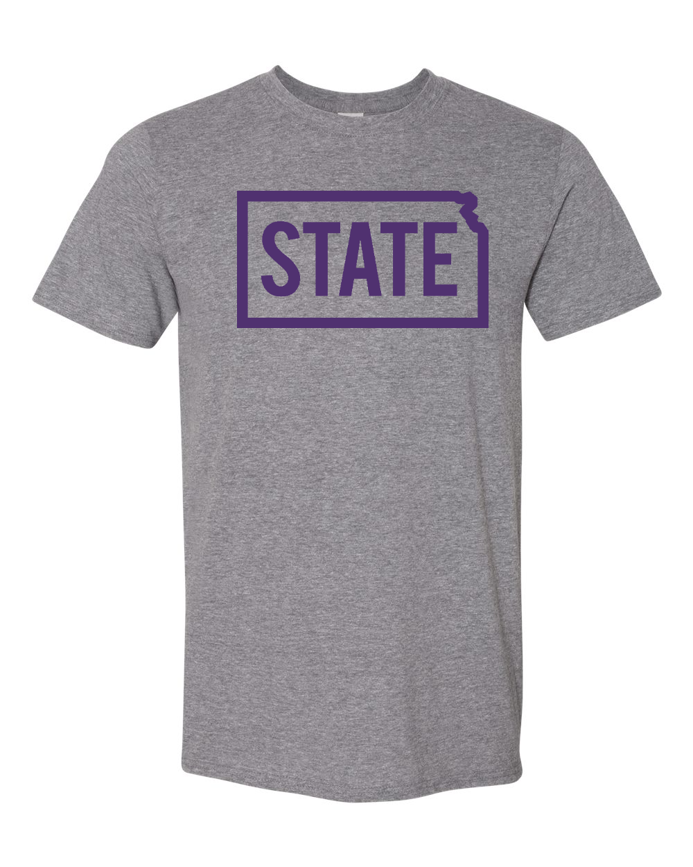 Gildan Unisex Softstyle® T-Shirt Graphite Heather front mockup
