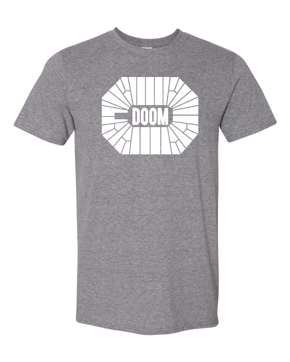 Gildan Unisex Softstyle® T-Shirt Graphite Heather front mockup