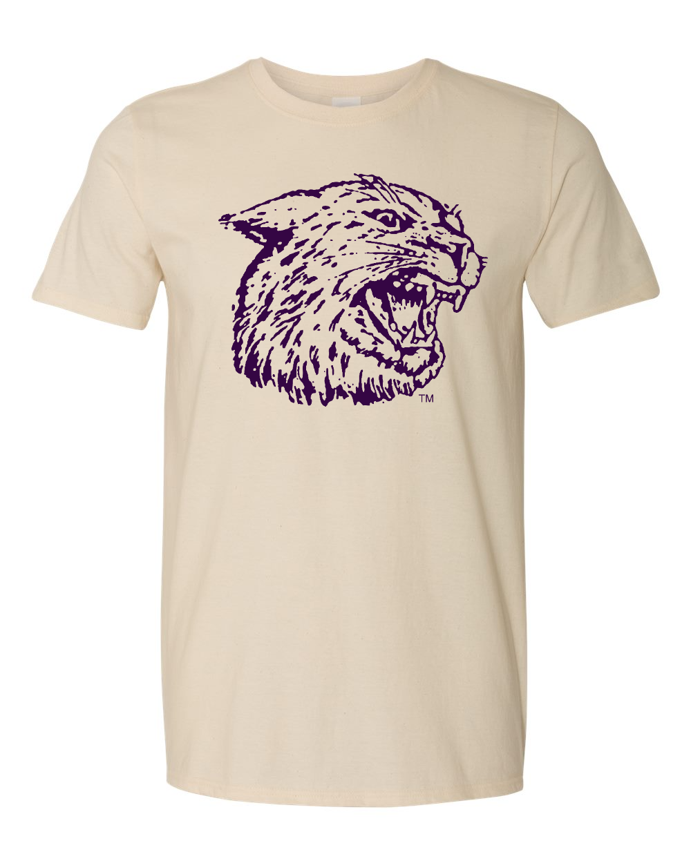 Gildan Unisex Softstyle® T-Shirt Natural front mockup