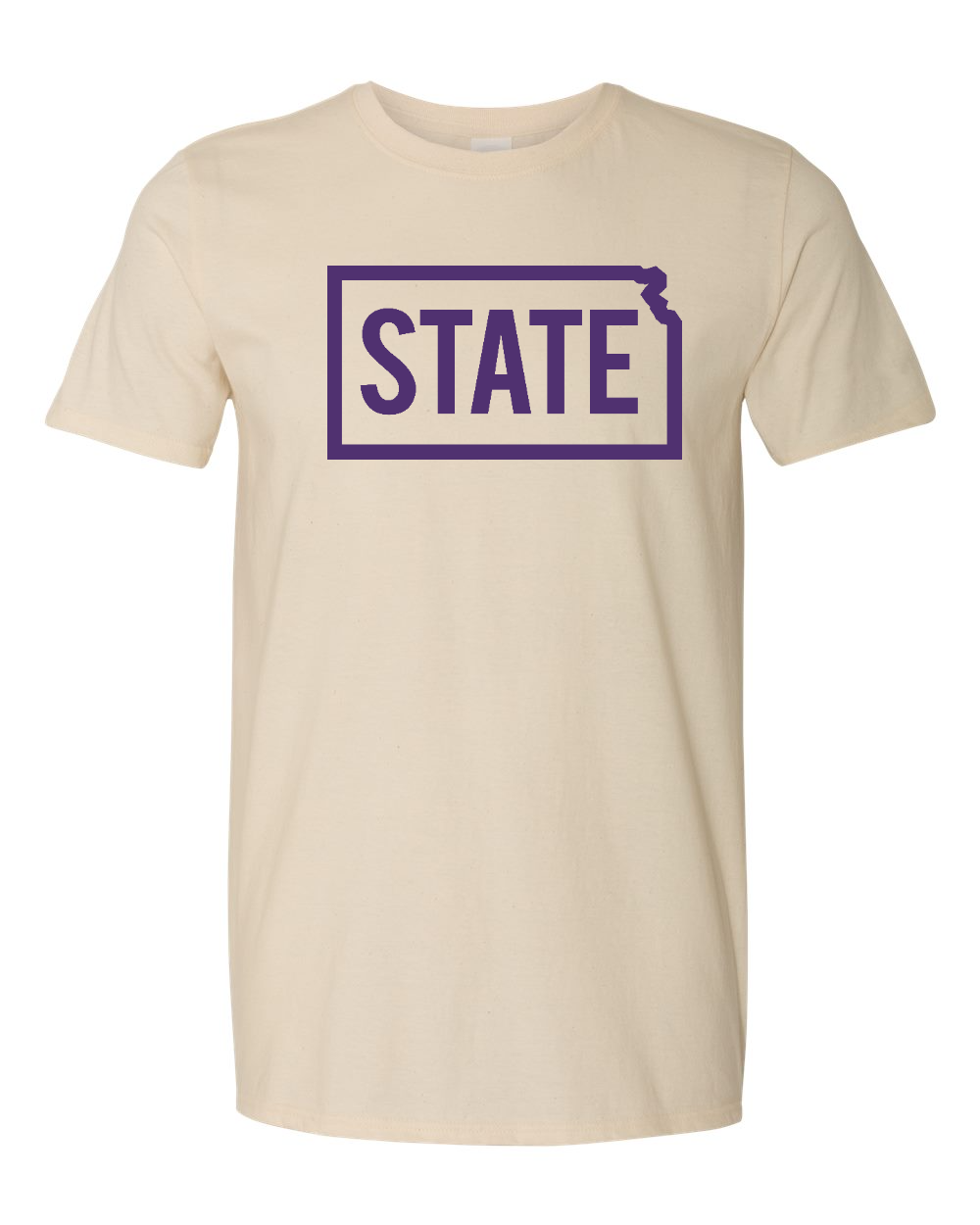 Gildan Unisex Softstyle® T-Shirt Natural front mockup