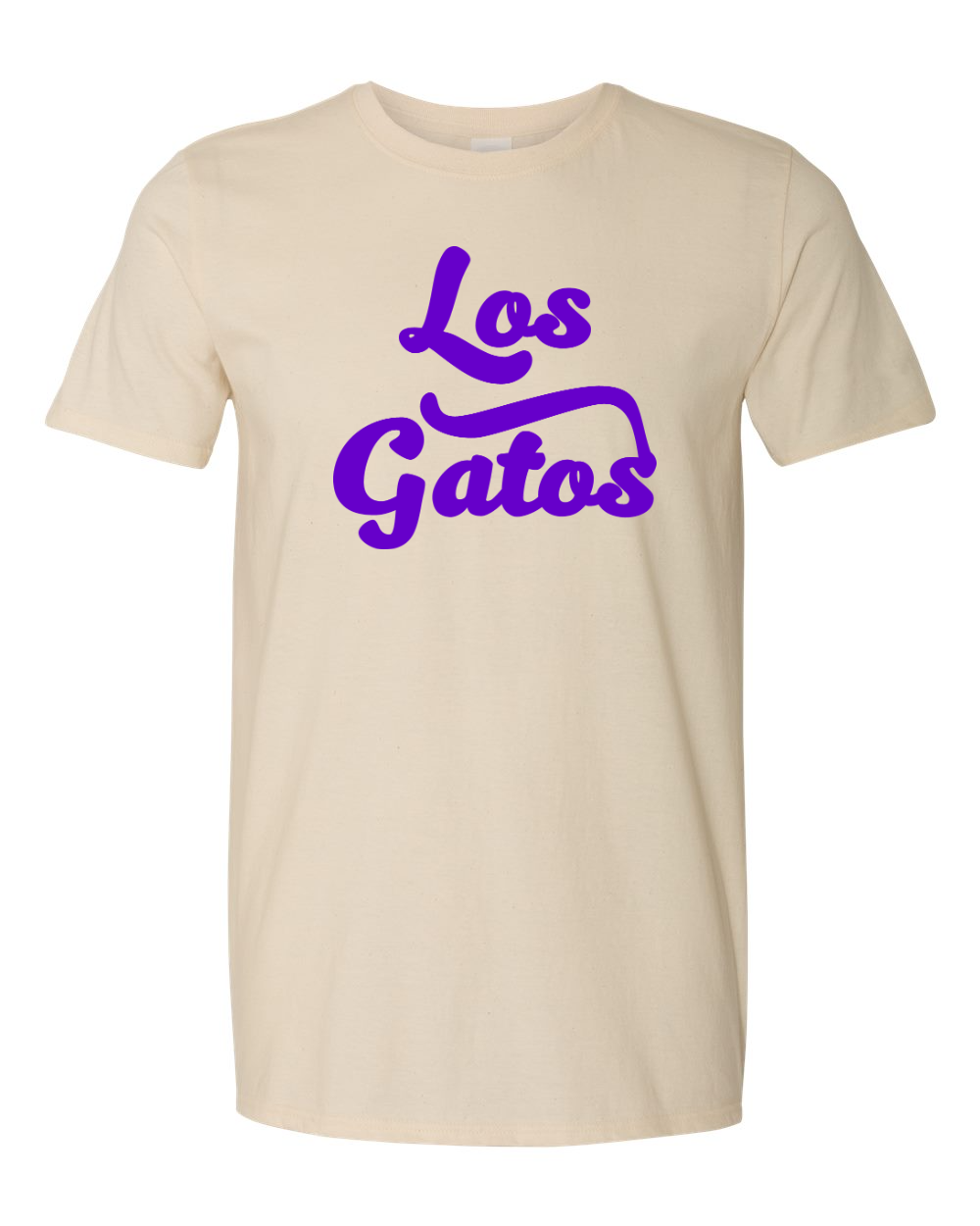 Gildan Unisex Softstyle® T-Shirt Natural front mockup