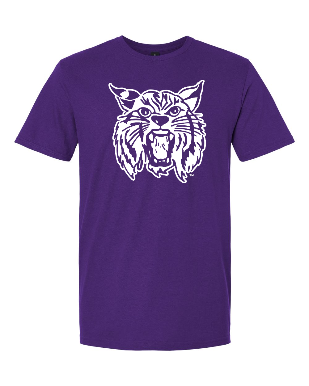 Gildan Unisex Softstyle® T-Shirt Purple front mockup