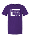 Gildan Unisex Softstyle® T-Shirt Purple front mockup