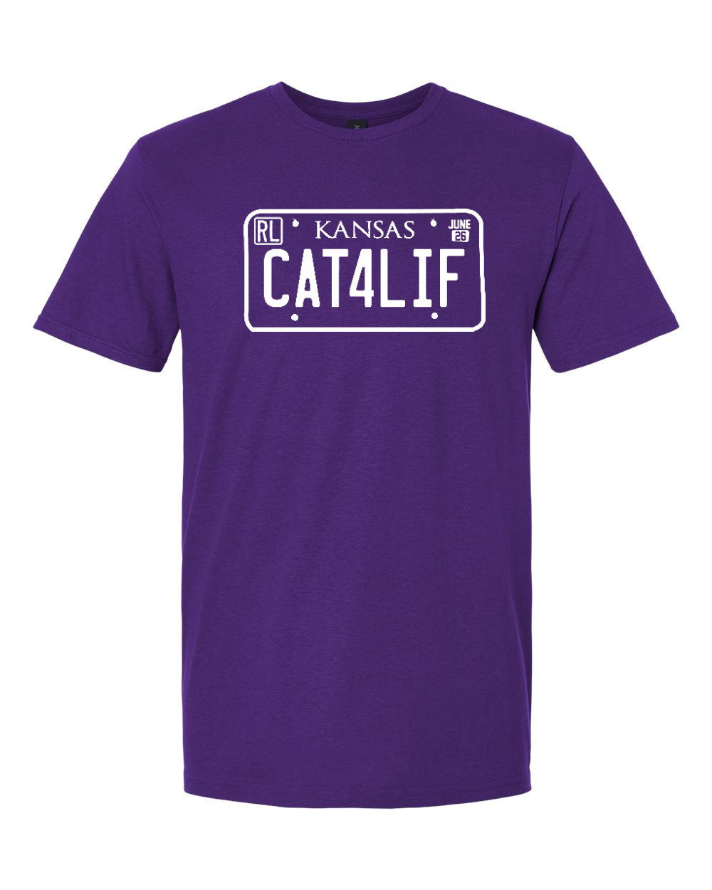 Gildan Unisex Softstyle® T-Shirt Purple front mockup
