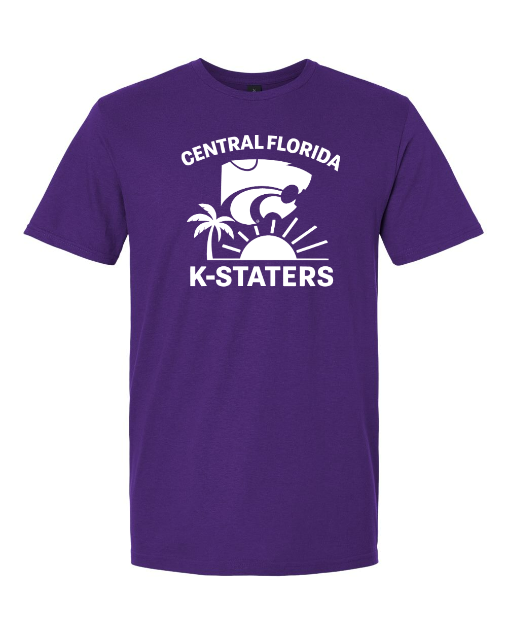Gildan Unisex Softstyle® T-Shirt Purple front mockup