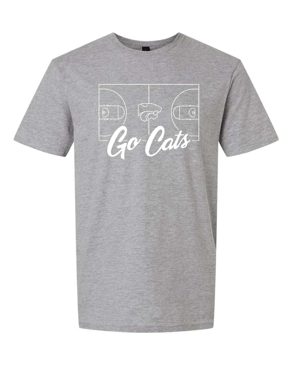 Gildan Unisex Softstyle® T-Shirt Sport Grey front mockup