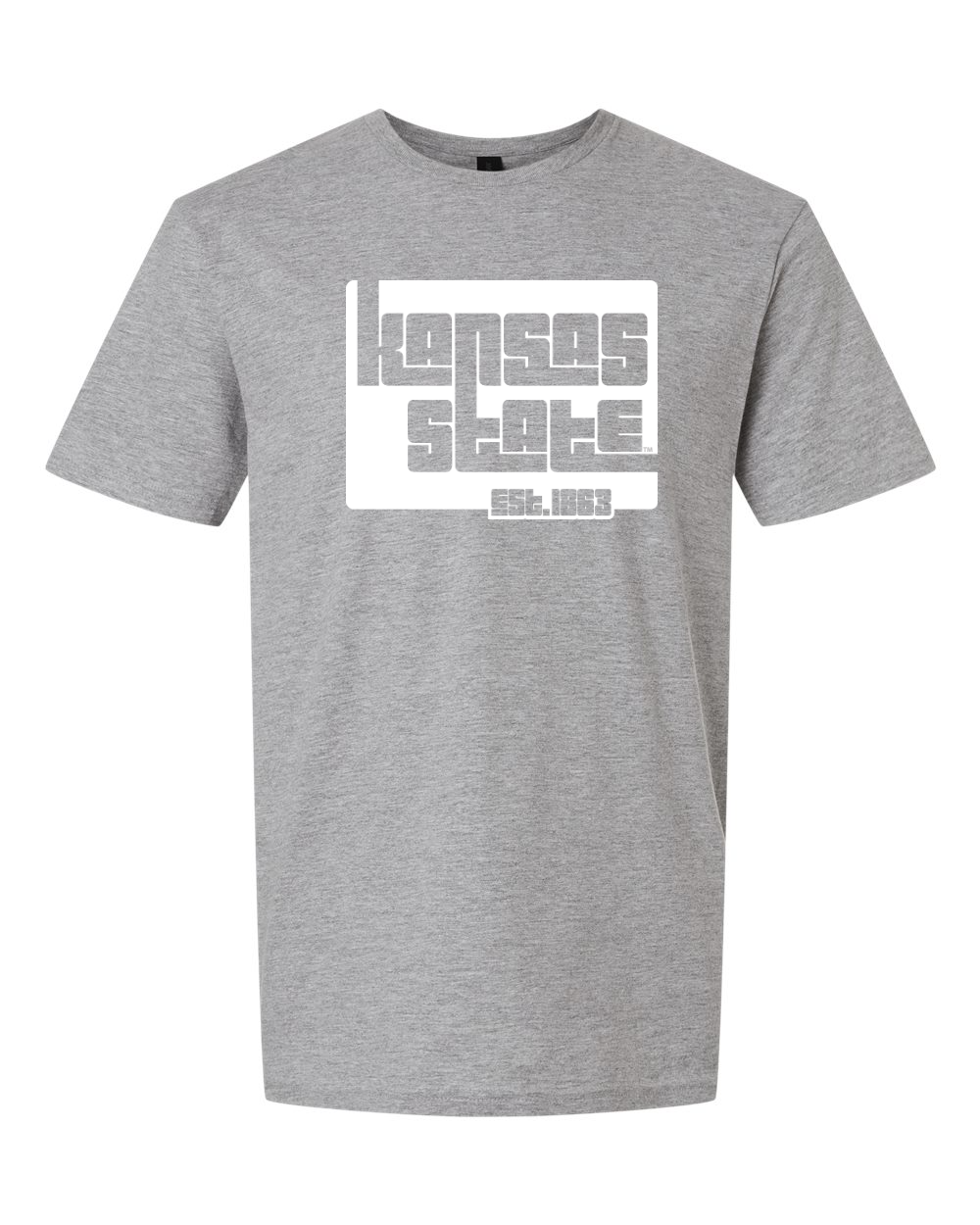 Gildan Unisex Softstyle® T-Shirt Sport Grey front mockup
