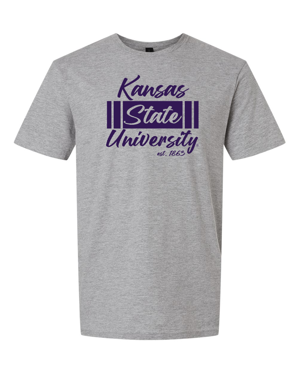 Gildan Unisex Softstyle® T-Shirt Sport Grey front mockup