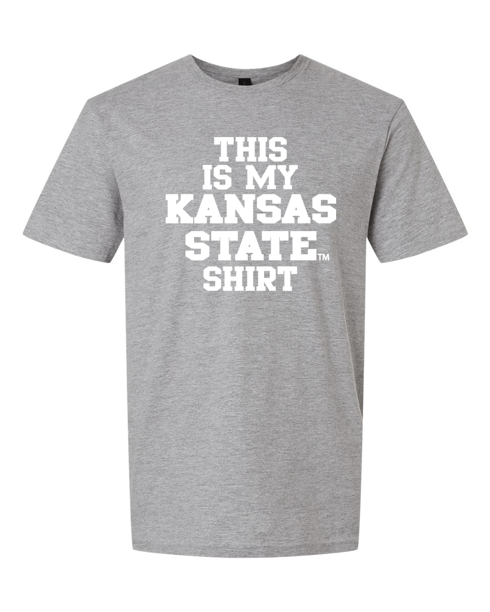 Gildan Unisex Softstyle® T-Shirt Sport Grey front mockup