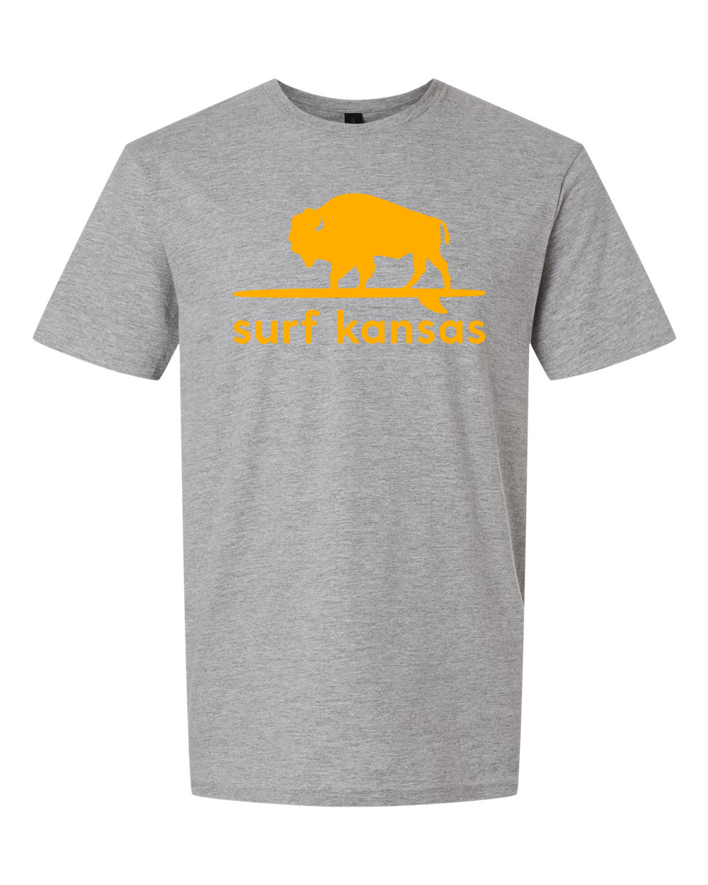 Gildan Unisex Softstyle® T-Shirt Sport Grey front mockup