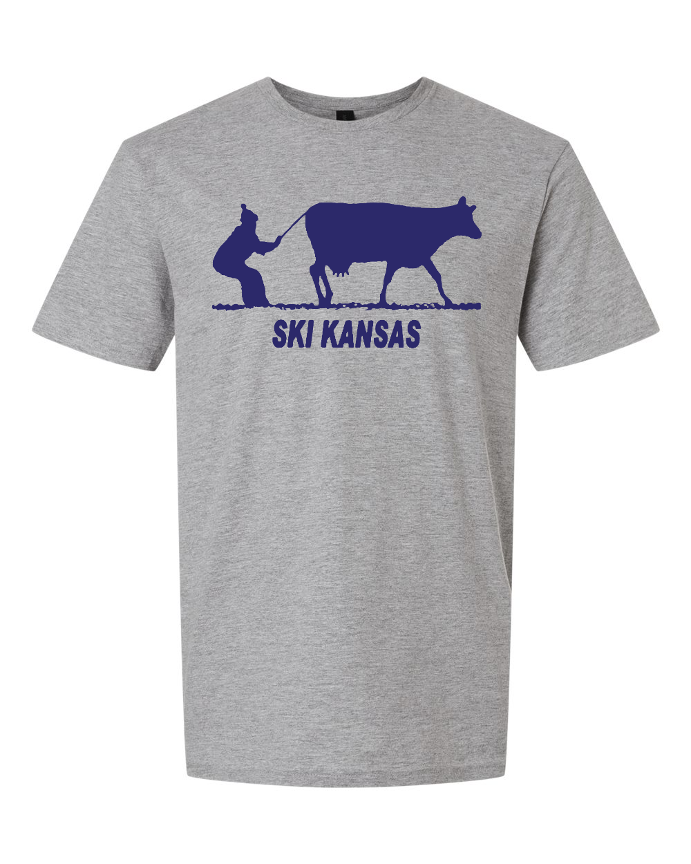 Gildan Unisex Softstyle® T-Shirt Sport Grey front mockup