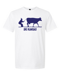 Gildan Unisex Softstyle® T-Shirt White front mockup