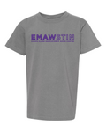 Comfort Colors Youth Garment-Dyed Heavyweight T-Shirt Grey front mockup