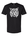 Next Level Unisex Cotton T-Shirt Black front mockup