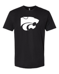 Next Level Unisex Cotton T-Shirt Black front mockup