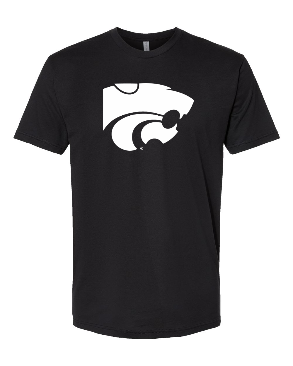Next Level Unisex Cotton T-Shirt Black front mockup